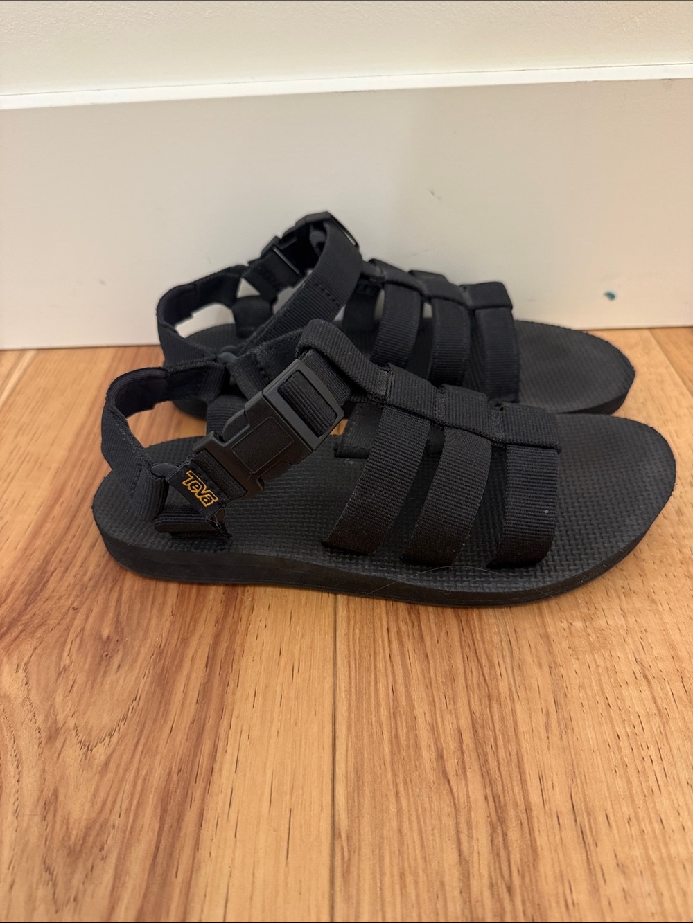 Teva Black Strappy Outdoor Sandals